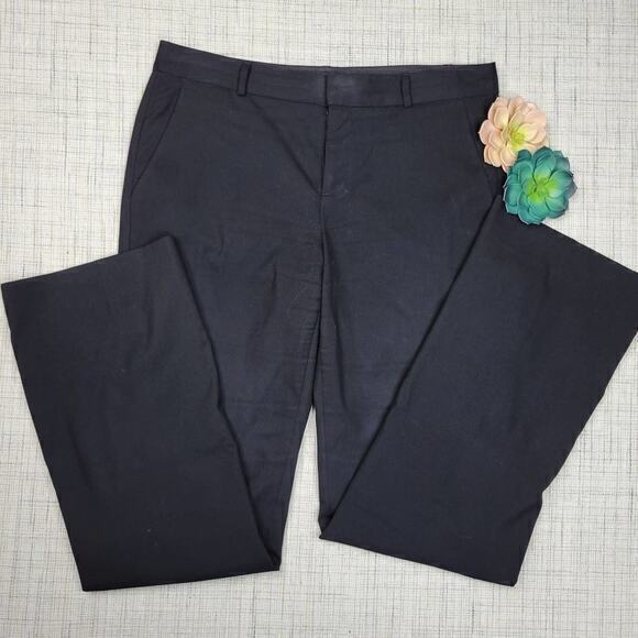 Banana Republic Women's‎ Martin Fit Black Pants Trousers Size 8 - Picture 1 of 6